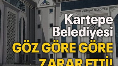 Kartepe Belediyesi göz göre göre zarar etti!